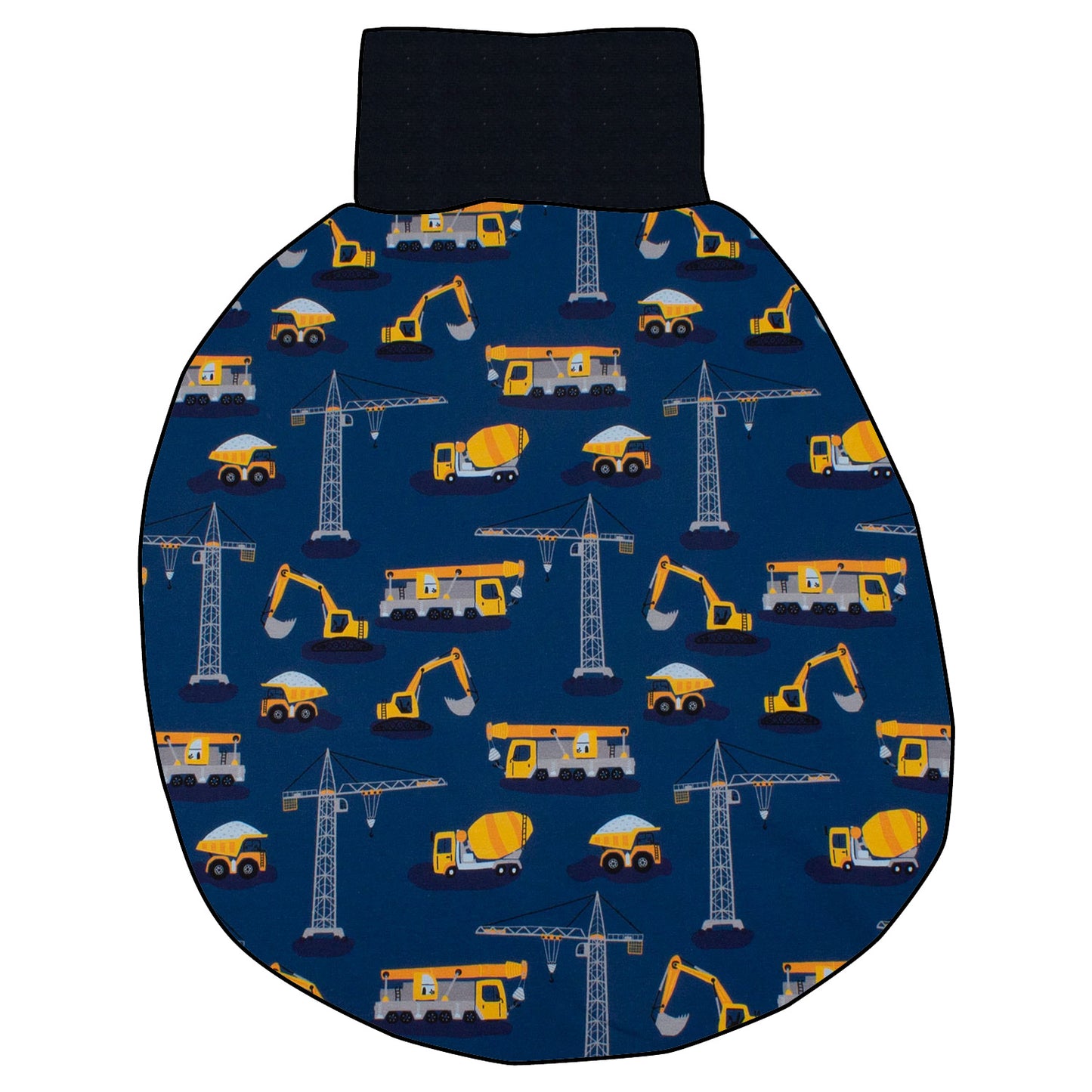 Pucksack / Strampelsack Bagger Kran Laster