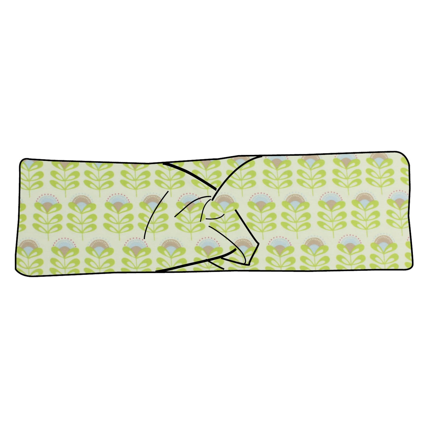 Damen Stirnband Kleine Blumen