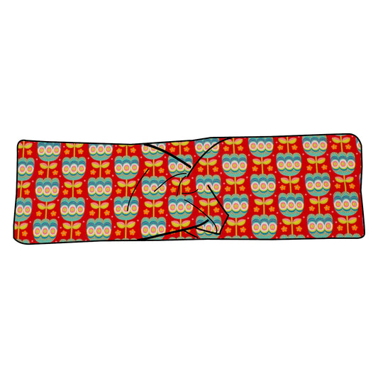 Kinder Stirnband Retro Tulpen rot