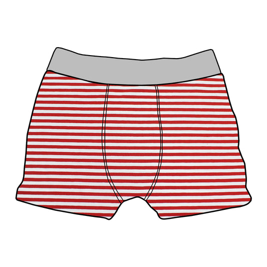 Kinder Boxershorts Rote Ringel
