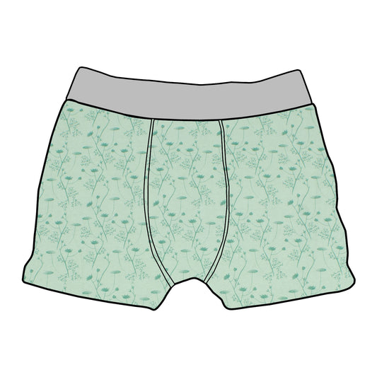 Kinder Boxershorts Zarte Blümchen
