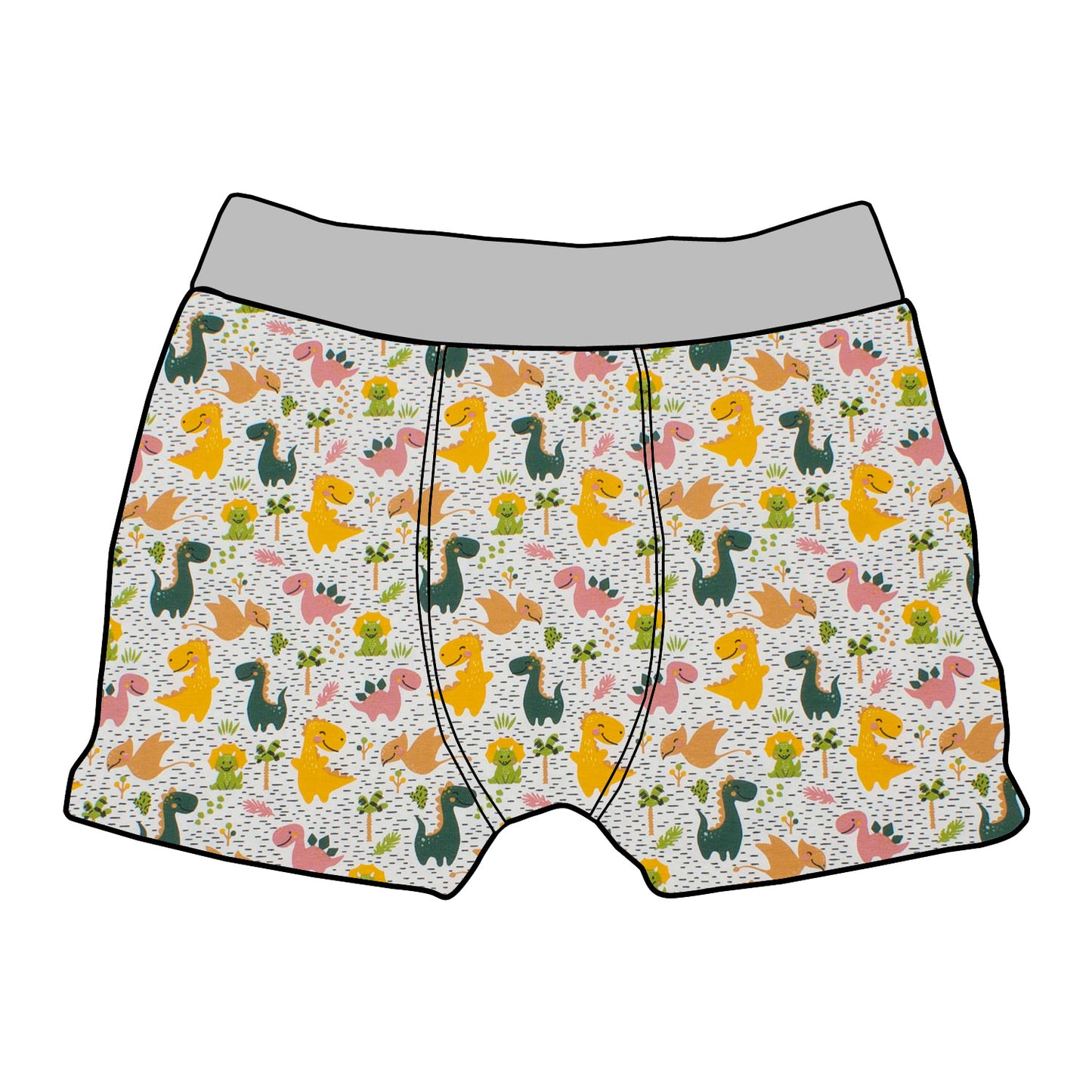 Kinder Boxershorts Dinoland Rosa