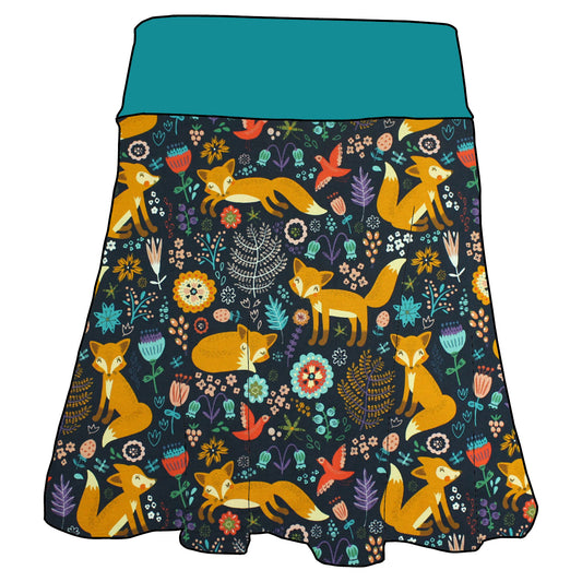 Damen Basicrock Fuchs