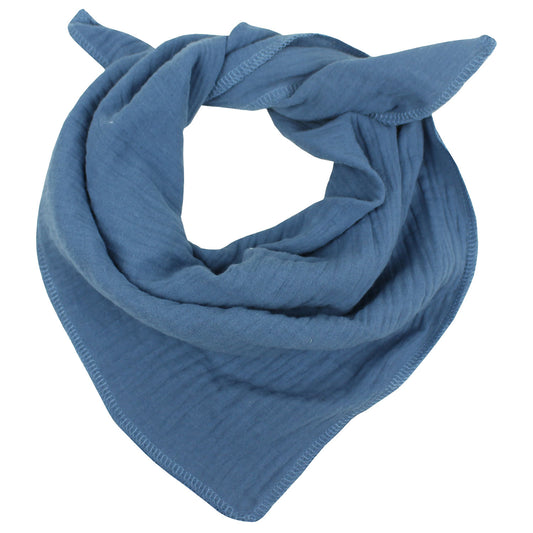 Kinder Halstuch Musselin Blau