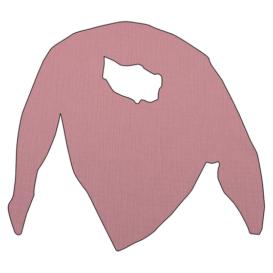 Maxi Halstuch Musselin Altrosa