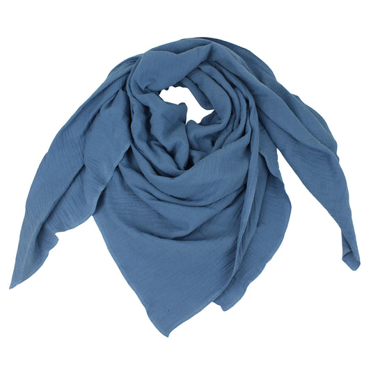 Maxi Halstuch Musselin Blau