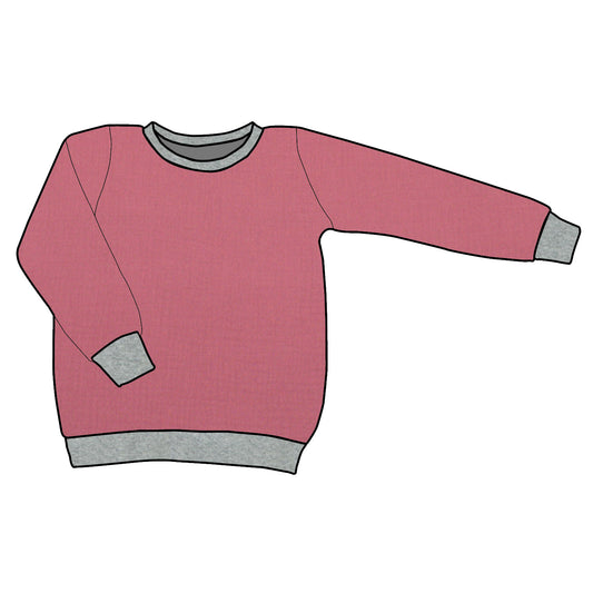 Kinder Musselinshirt Musselin Rosa