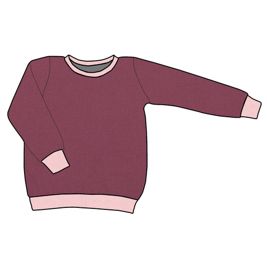Kinder Musselinshirt Musselin Beere