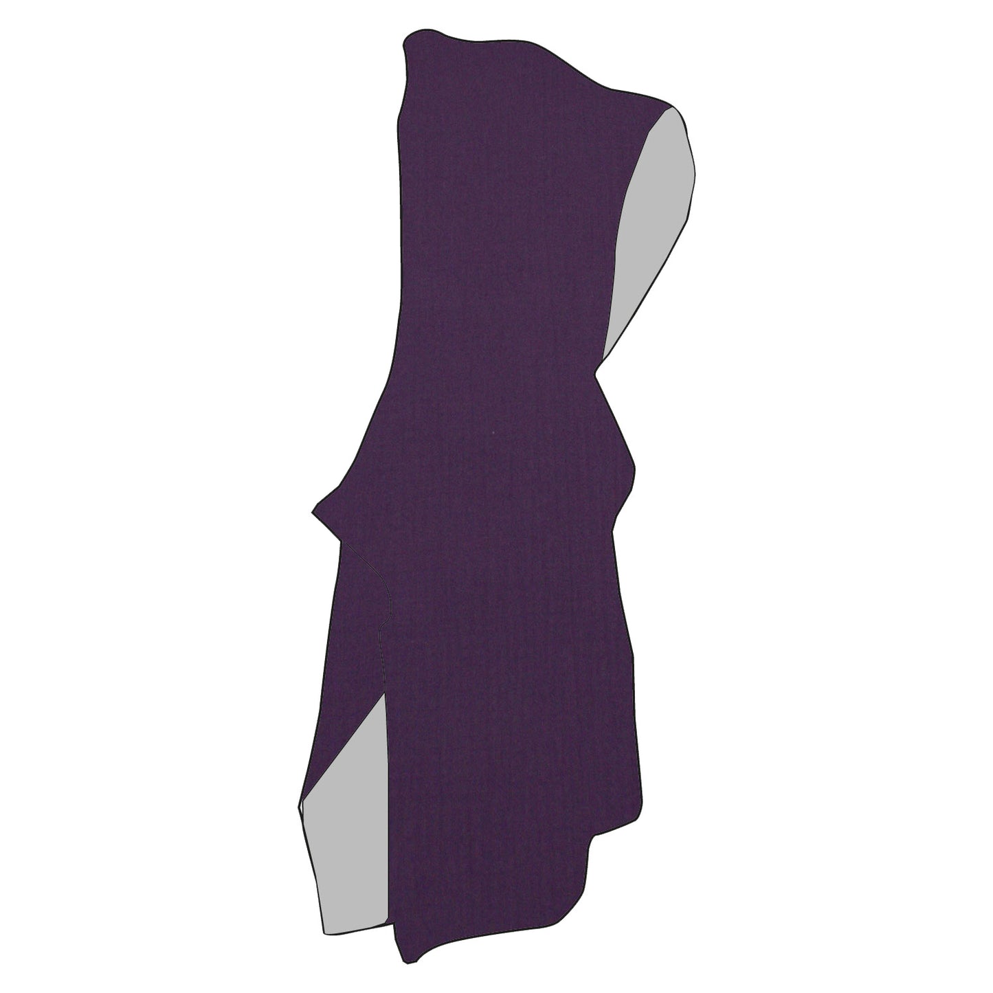 Kinder Badeponcho Morgenmantel Kuschelmantel Musselin Lila