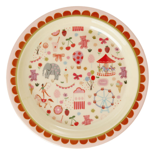 Rice – Teller Rund – Ø 22 cm – Freizeitpark – Pink