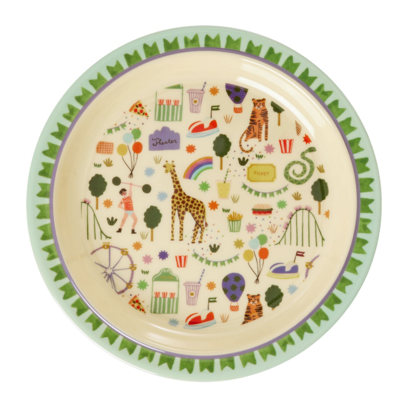 Rice – Teller Rund – Ø 22 cm – Freizeitpark – Mint