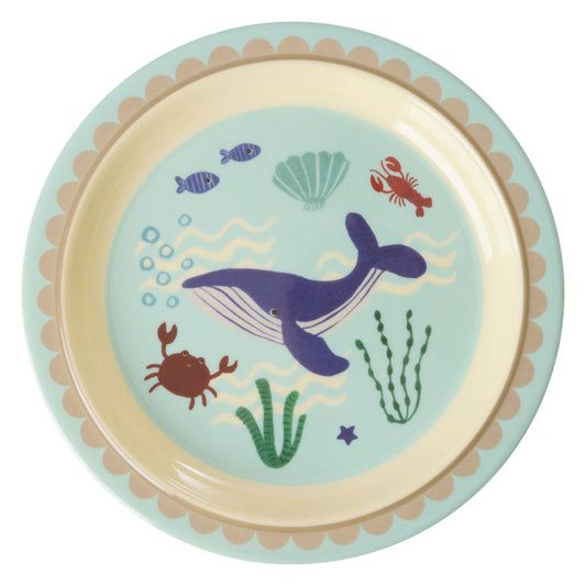 Rice – Teller Rund – Ø 22 cm – Ozean – Blau