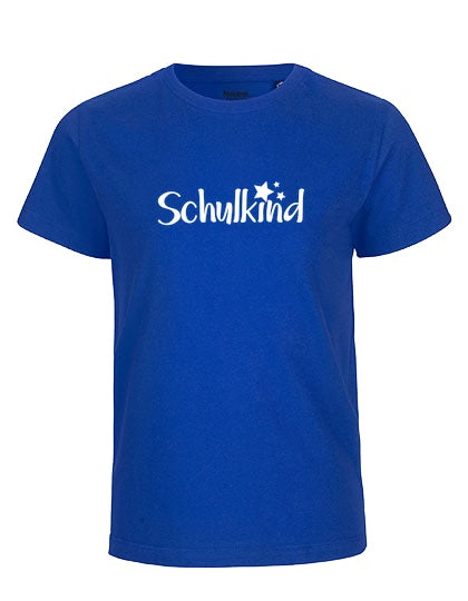 MiMaMäuschen Kinder Bio T-Shirt Schulkind Sterne (weißer Druck) 3 – Royal