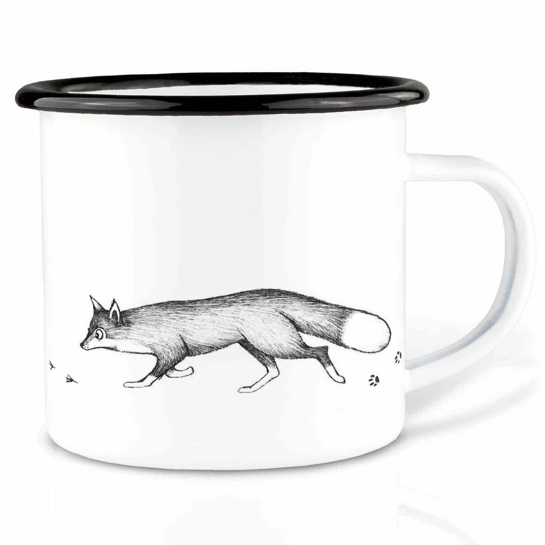 LIGARTI – Emaille Becher – Tasse – Fuchs & Gans