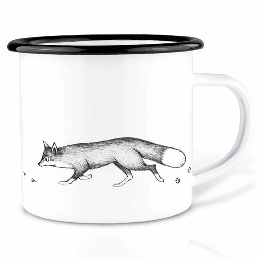 LIGARTI – Emaille Becher – Tasse – Fuchs & Gans