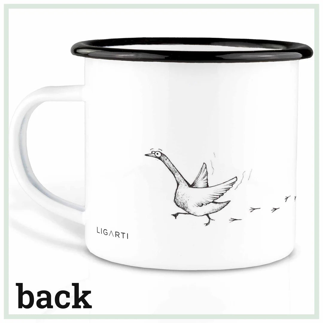 LIGARTI – Emaille Becher – Tasse – Fuchs & Gans