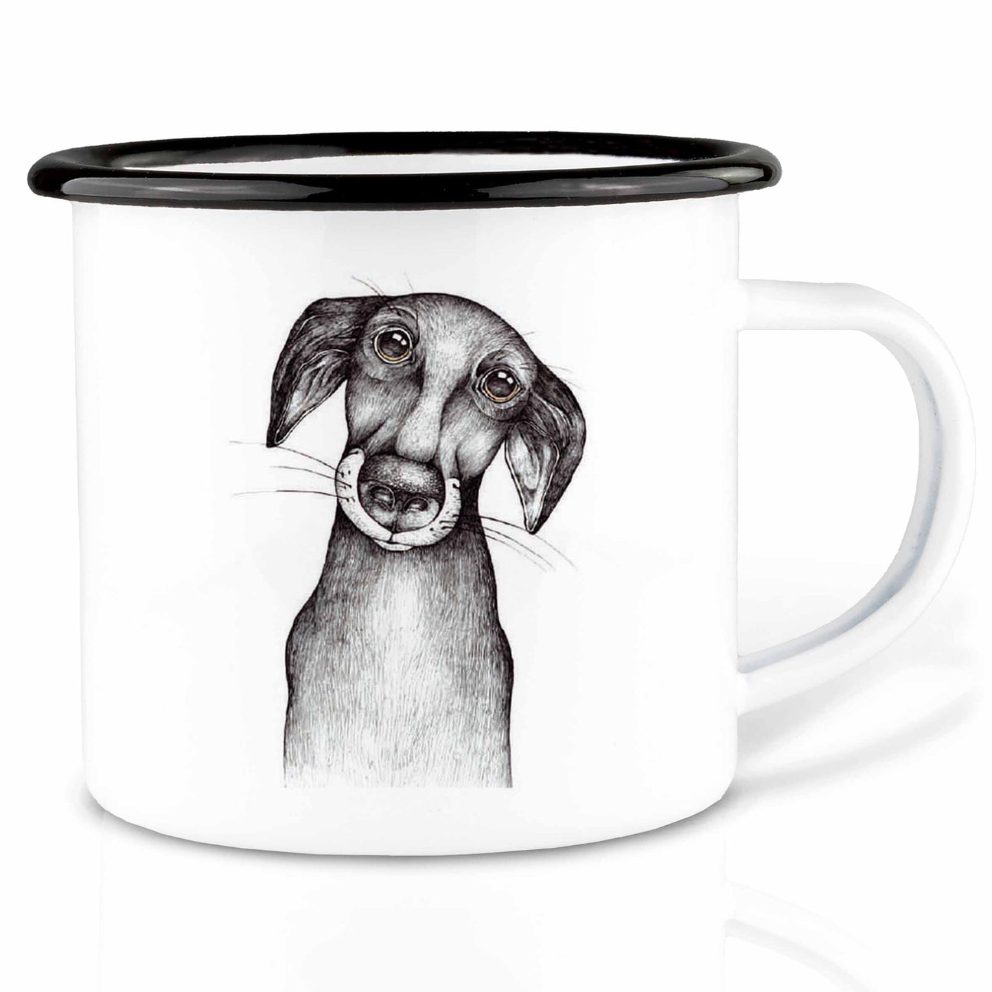 LIGARTI – Emaille Becher – Tasse – Jürgen