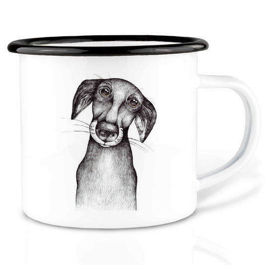 LIGARTI – Emaille Becher – Tasse – Jürgen