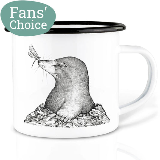 LIGARTI – Emaille Becher – Tasse – Malwina