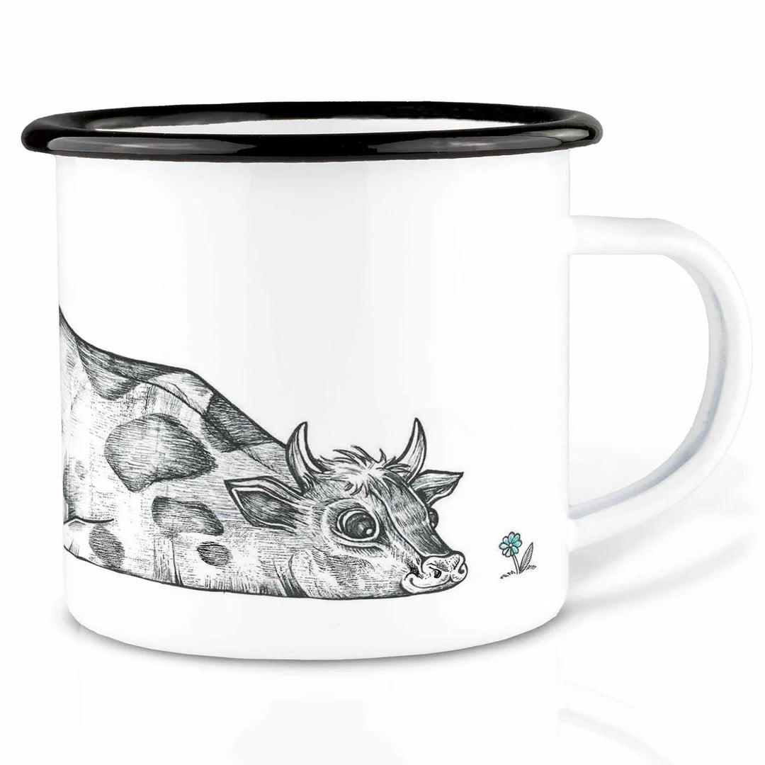 LIGARTI – Emaille Becher – Tasse – Rita