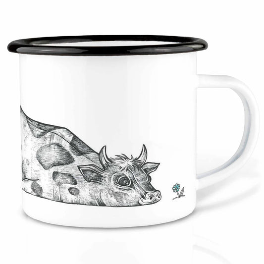 LIGARTI – Emaille Becher – Tasse – Rita