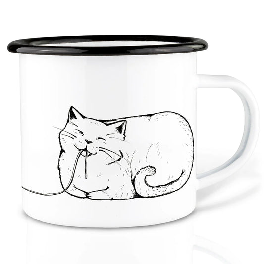 LIGARTI – Emaille Becher – Tasse – Spacatti