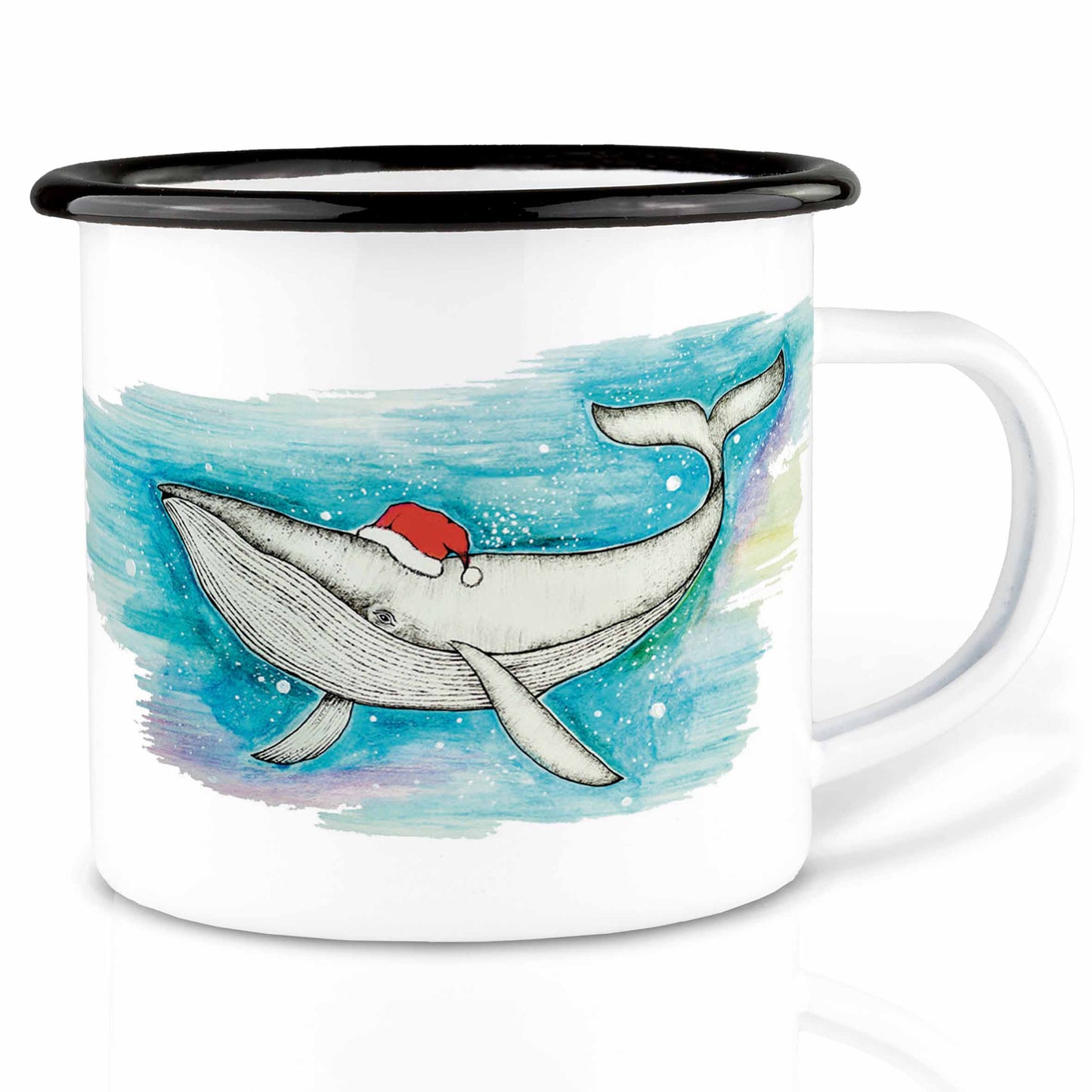 LIGARTI – Emaille Becher – Tasse – Walnachten