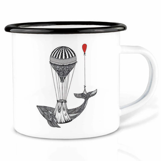 LIGARTI – Emaille Becher – Tasse – Waltransport