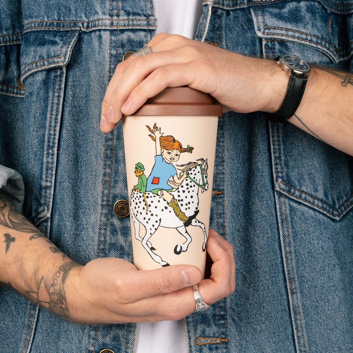 Nordic Buddies – Coffee to Go Becher – Pippi & Kleiner Onkel