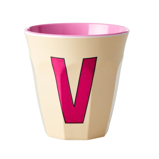 RICE - Buchstabenbecher - V -