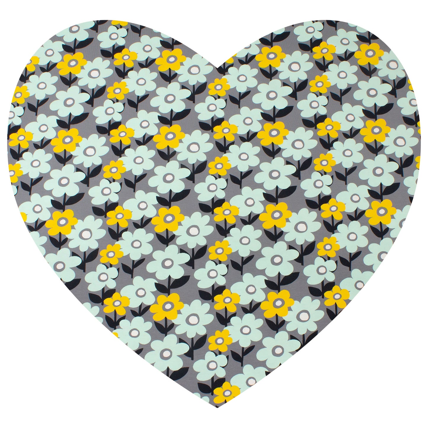 Kinder Basic Langarmshirt Retro Blumenwiese