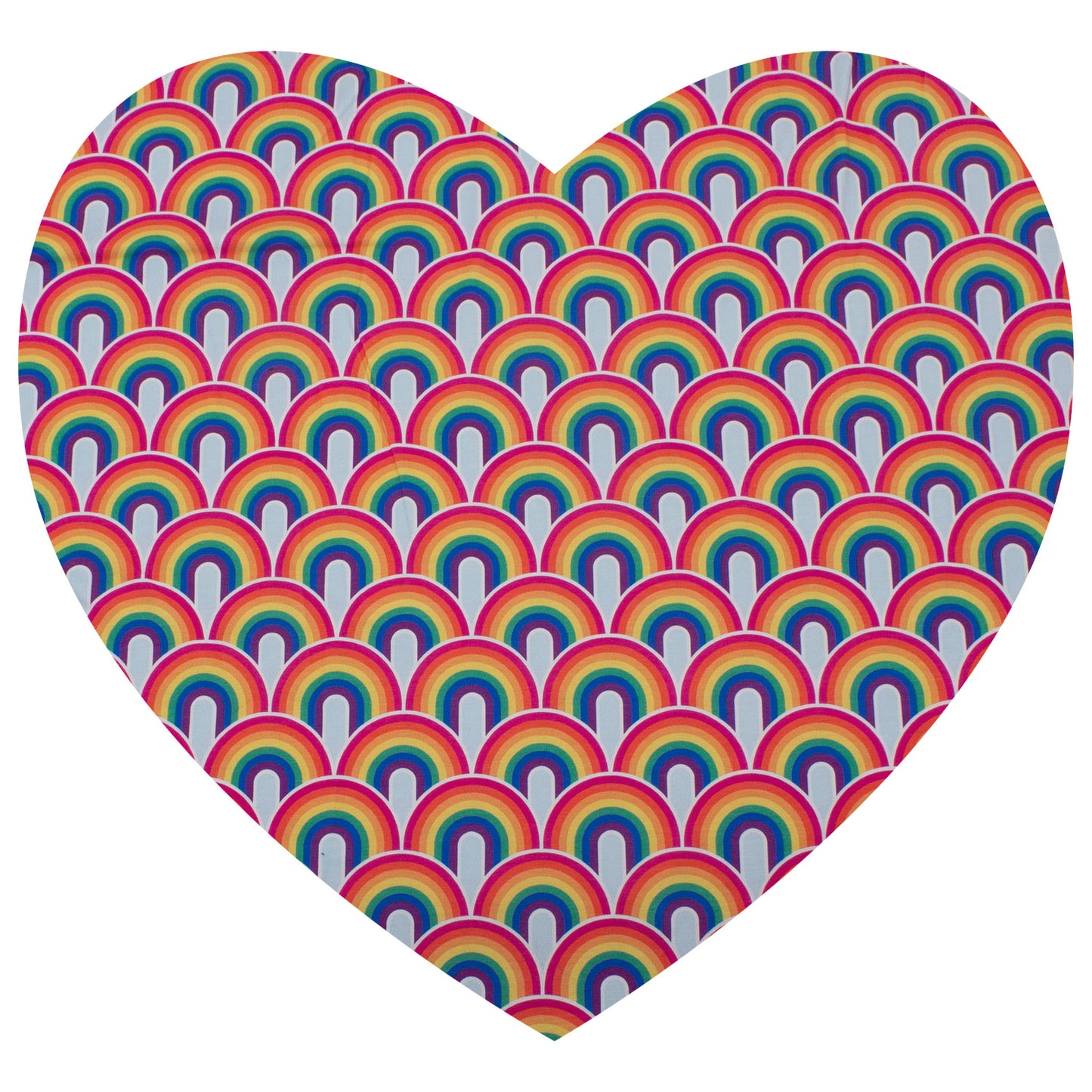 Kuscheldecke / Schmusedecke Regenbogen bunt